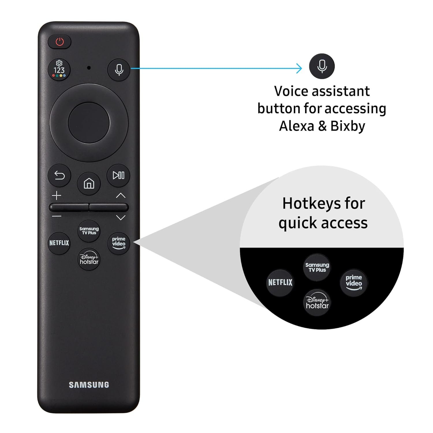 61bxqry svl. sl1500 Samsung 138 cm (55 inches) 4K Ultra HD Smart Neo QLED TV QA55QN85CAKLXL (Titan Black)