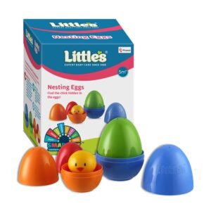 Piramal Little'S Nesting Eggs I Activity Toy for Babies I Multicolor I for Infant & Preschool Toys I Develops Motor & Reasoning Skills,4 Pcs