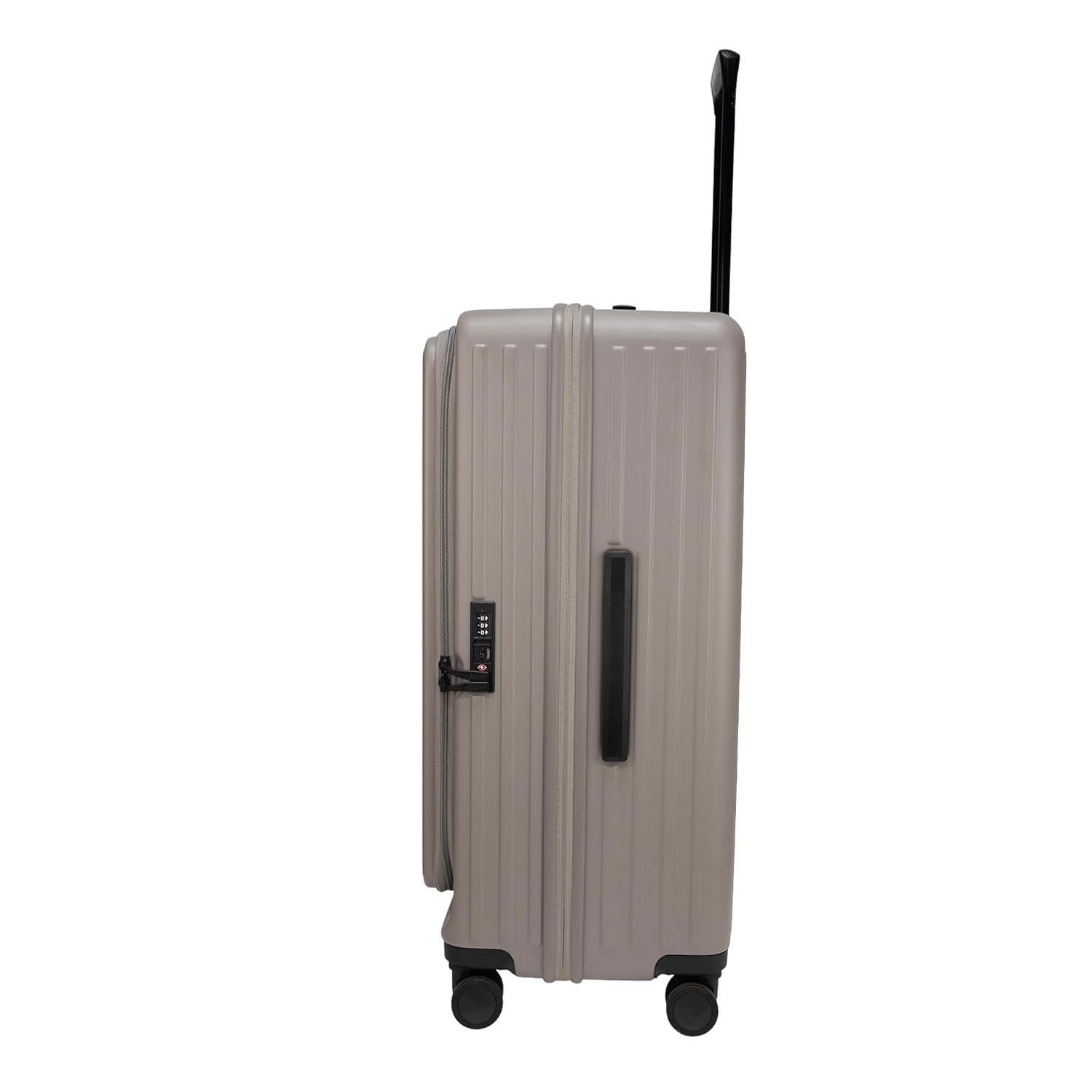 61ixhd649cl. sl1500 F Gear Montreal Large 76cm German Polycarbonate Hard Luggage|8 Japanese Hinomoto Silent Wheels|Expandable Check-in Front Opening Suitcase for Travel| Anti-Theft Zipper, TSA 007 Lock (Taupe)