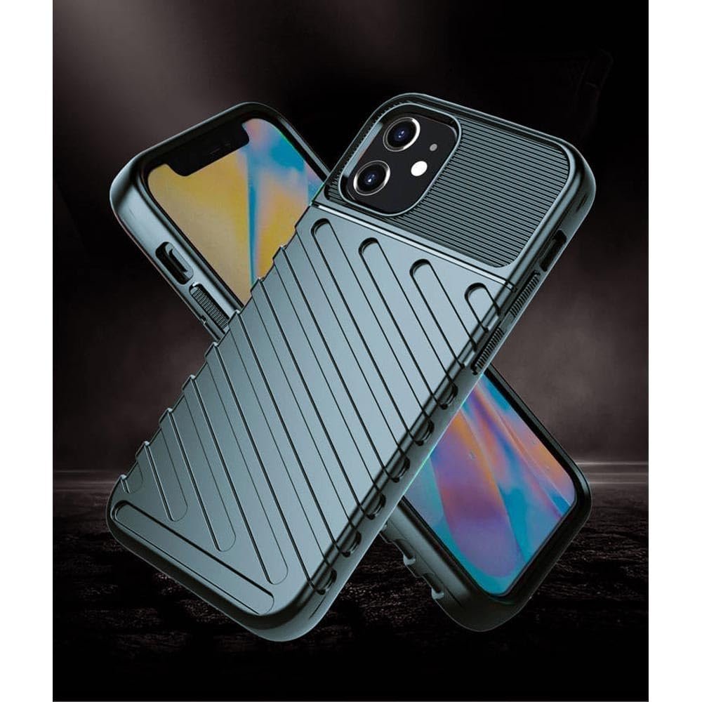 61ma1mvwihl. sl1000 amazon basics Shockproof Mobile Cover for Apple iPhone 12 Mini (360 Degree Protection | Protective Design | Anti-Scratch Tough Slim TPU Case), Green