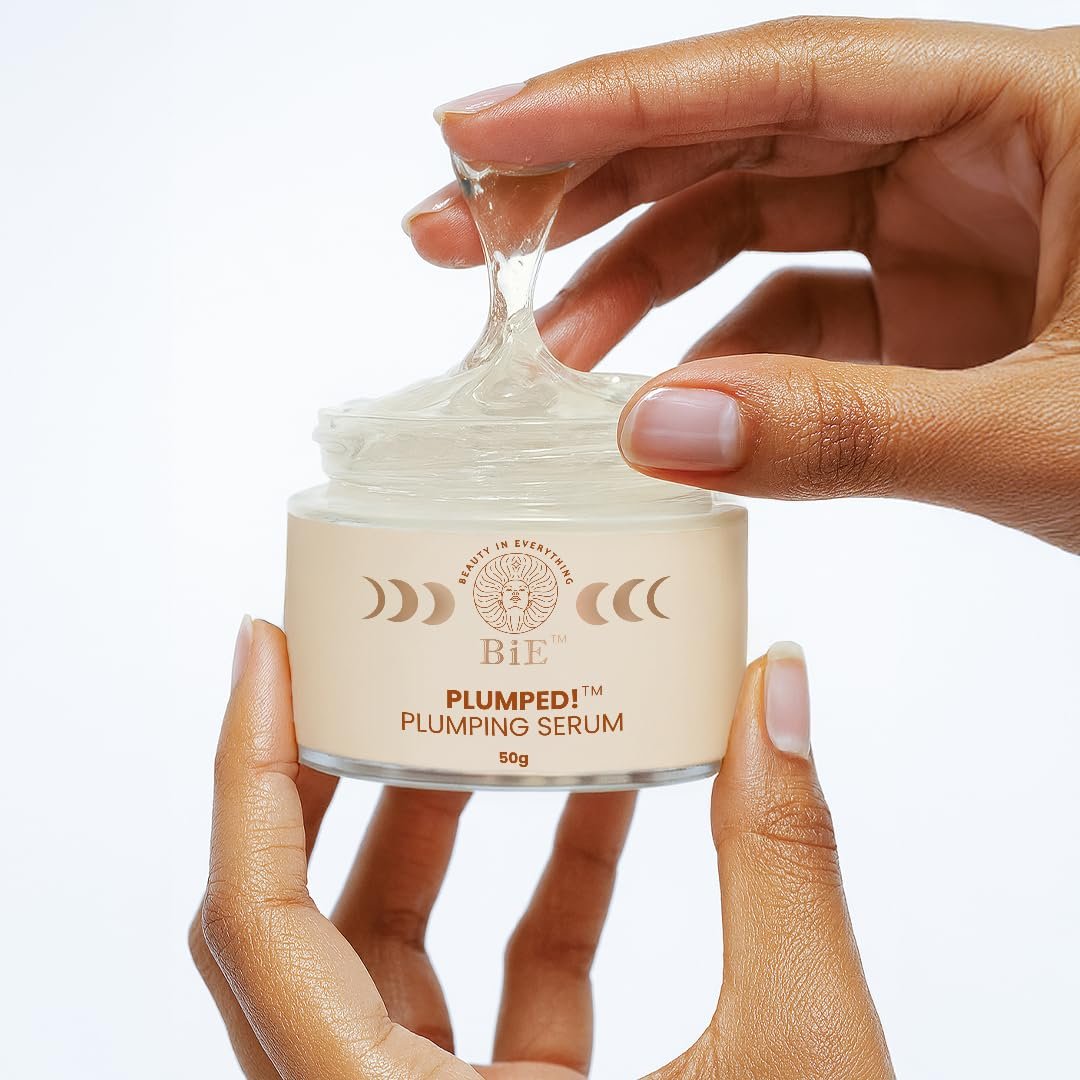 61mfka6baol. sl1080 BiE Plumped! | Plumping Serum with Collagen | Stem Cells | Geranium Oil for Hydrated | Smooth Skin | 20gm