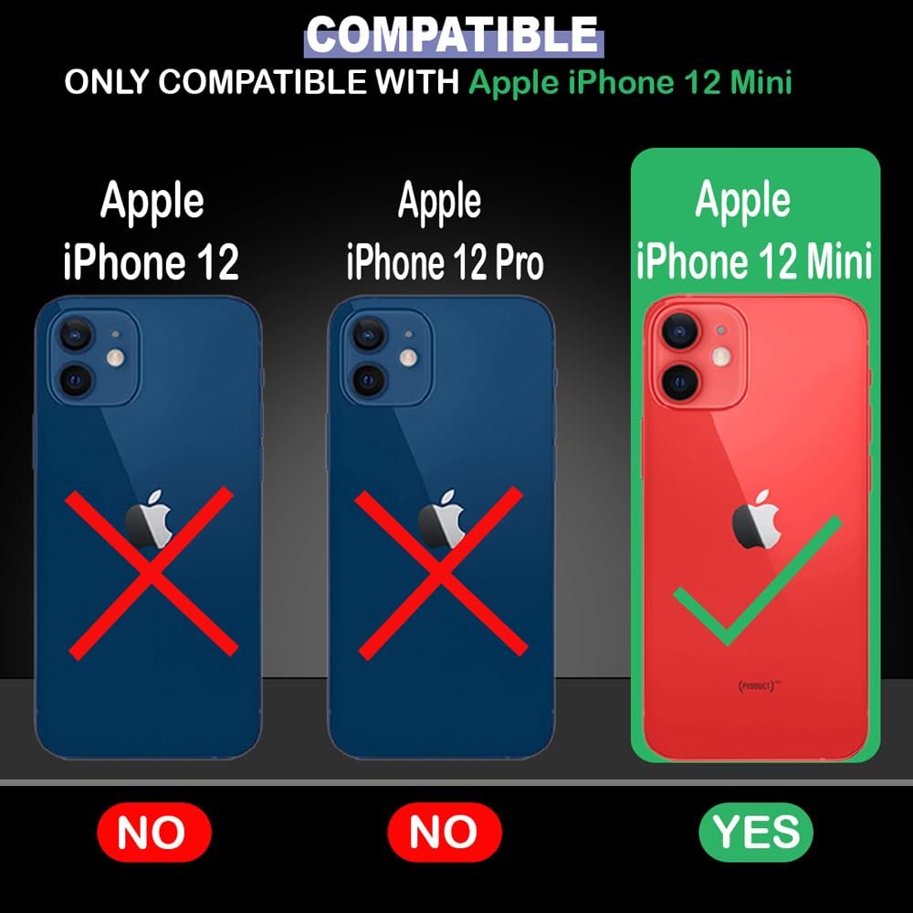 61x ve4nhbl. sl1000 amazon basics Shockproof Mobile Cover for Apple iPhone 12 Mini (360 Degree Protection | Protective Design | Anti-Scratch Tough Slim TPU Case), Green