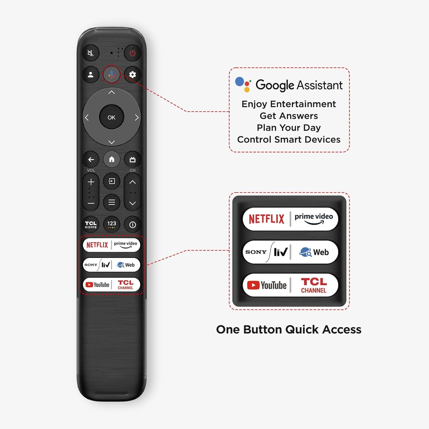 719jpmuvill. sl1500 TCL 189 cm (75 inches) Metallic Bezel-Less Series 4K Ultra HD Smart LED Google TV 75V6B (Black)