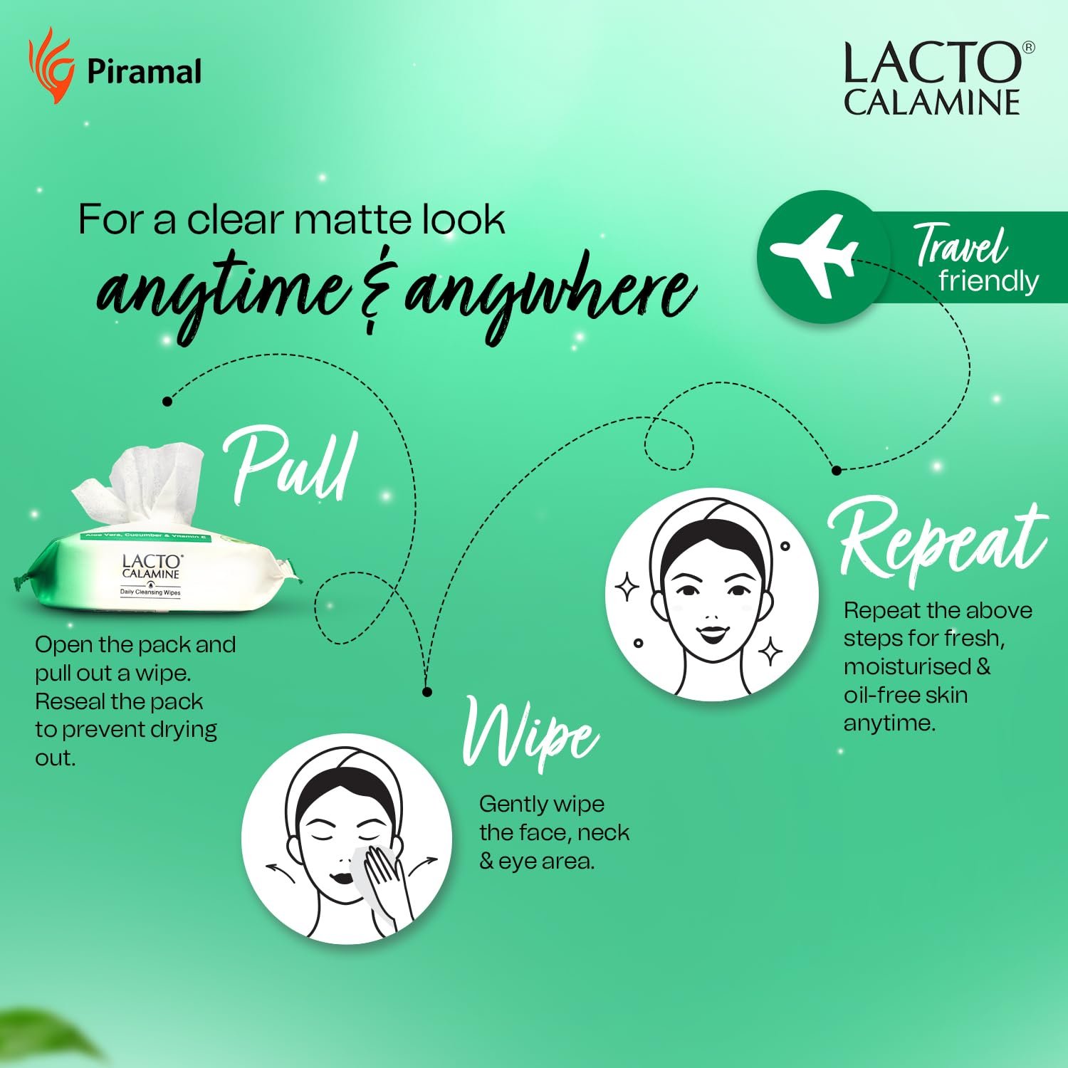 71gxcagincl. sl1500 Lacto Calamine Daily Cleansing Face Wipes 25N Each – Pack of 2 | Makeup Remover Wipes | Wet Tissue for Face with Aloe Vera, Cucumber & Vitamin E | Wet Wipes for Women & Men | Paraben & Alcohol Free