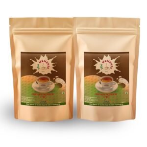 Tea Moments Dooars Premium CTC Tea - 1kg (2 x 500g Packs) | Strong & Aromatic Kadak Chai | Bold Liquor & Second Flush Feel | Authentic from Dooars