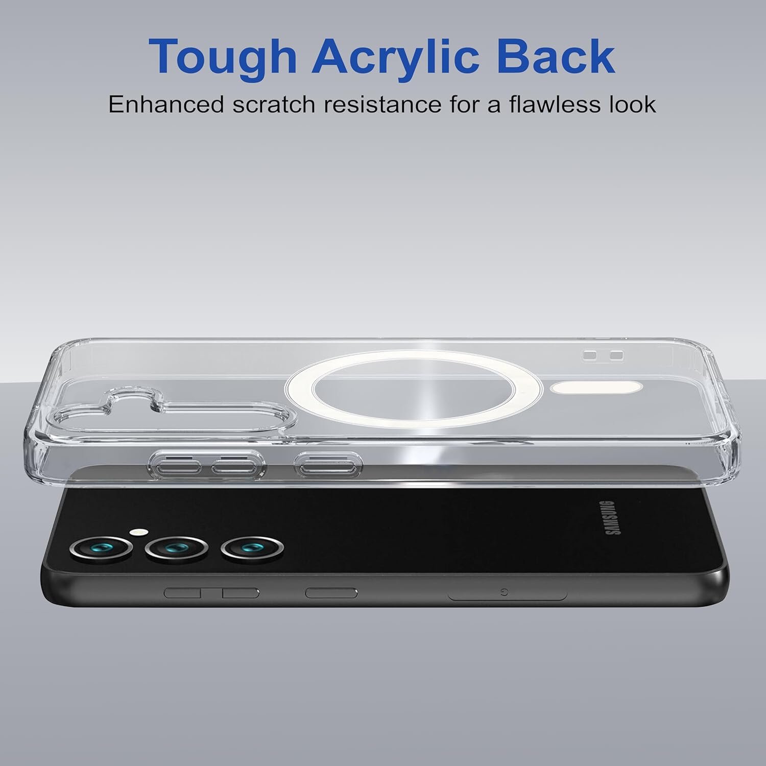 71wwsrhobzl. sl1500 1774880581 8261 Zapcase Back Case Cover for Samsung Galaxy A55 5G | Compatible for Samsung Galaxy A55 5G Back Cover | Scratch-Resistant Back Cover | Clear