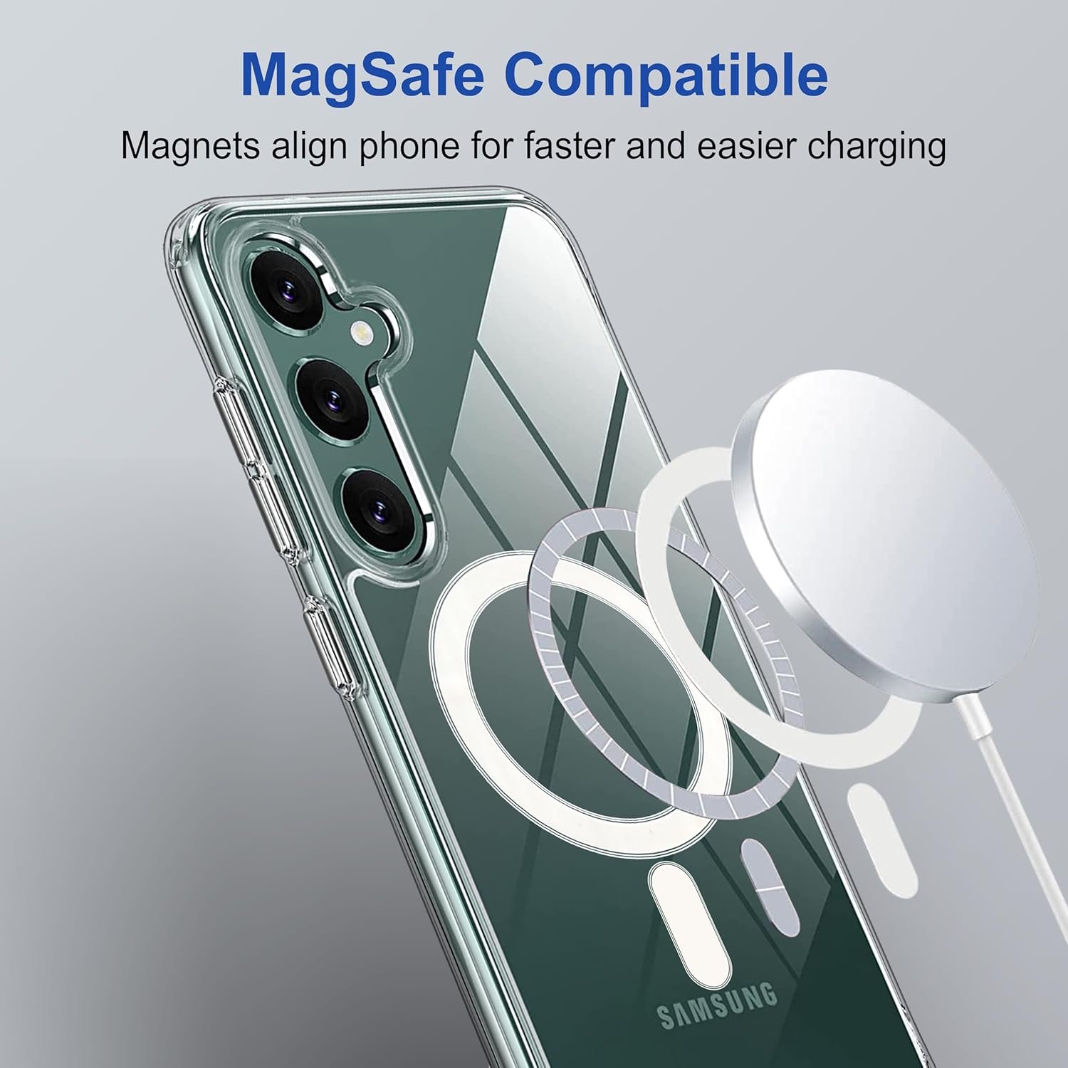 81ausdu3krl. sl1500 Zapcase Back Case Cover for Samsung Galaxy A55 5G | Compatible for Samsung Galaxy A55 5G Back Cover | Scratch-Resistant Back Cover | Clear