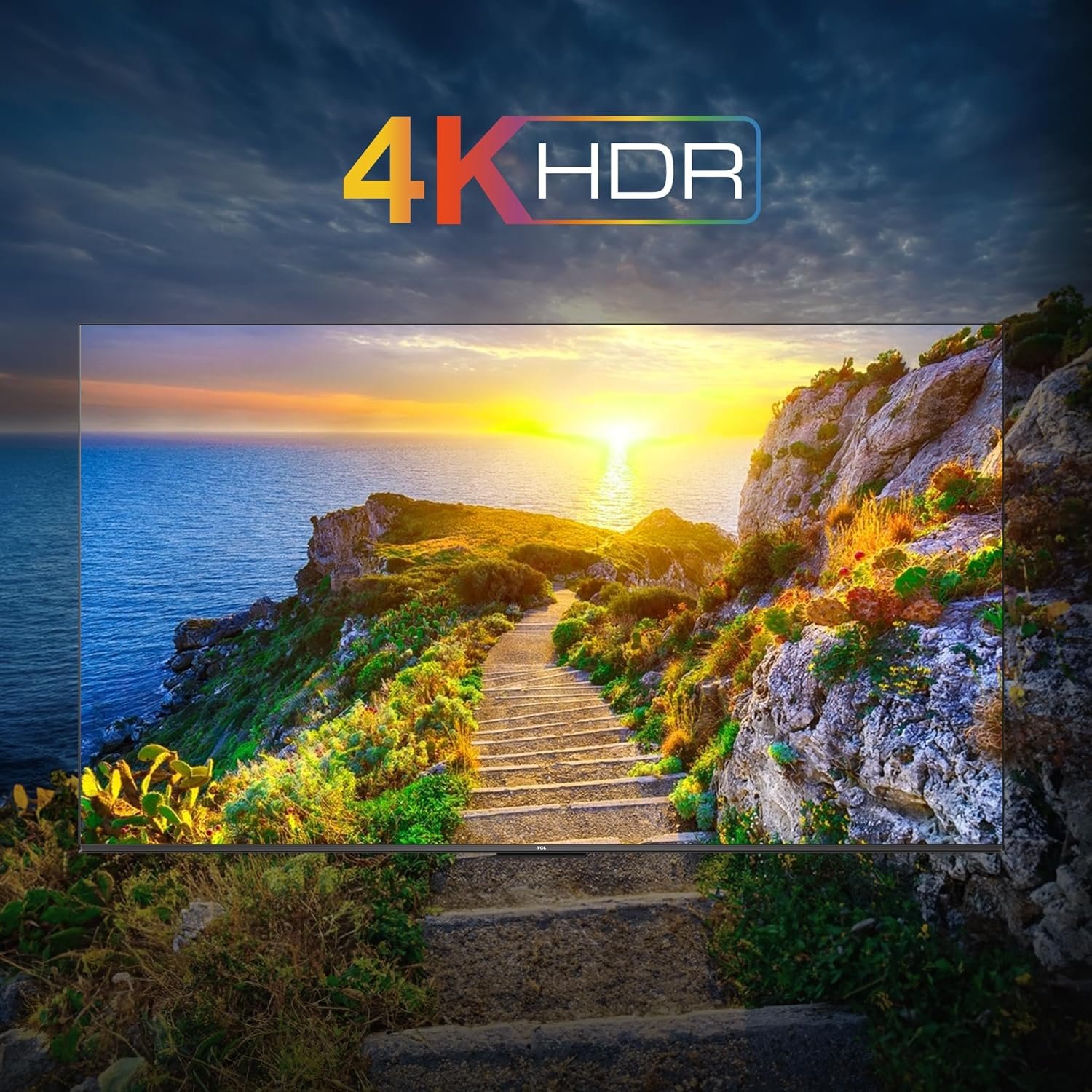 81nvzrkzcxl. sl1500 TCL 189 cm (75 inches) Metallic Bezel-Less Series 4K Ultra HD Smart LED Google TV 75V6B (Black)