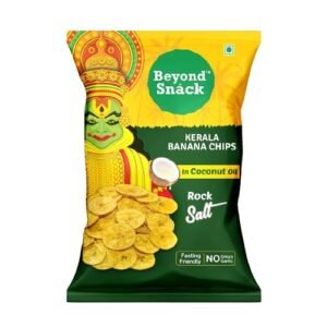 Beyond Snack Nendran Kerala Banana Chips | Made with 100% Coconut Oil & Rock Salt | Fasting special | Thin Crunchy Crispy Snack | 80gms