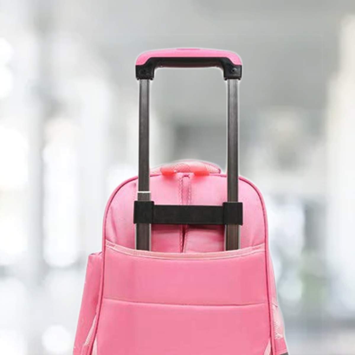 514o5o1moml. sl1200 Tinytot Hello Kitty Printed Design School Bag 26 Litre, Stylish & Trendy Water Resistant High Storage School Collage Travel Backpack for Boys & Girl, 18 Inch with Trolley