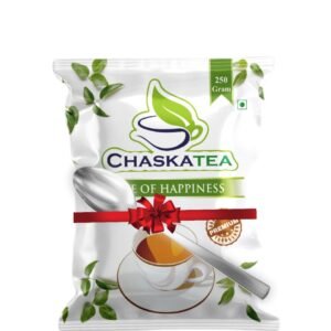 CHASKATEA Premium Natural Tea Powder with Rich & Aromatic Assam Leaf Taste Chai Patti, Organic Tea (Net 250g With Free Spoon) (Pack Of 1)