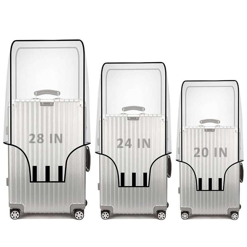 Waterproof Trolley Bag Cover Set of 3/Zippered Clear PVC Transparent Suitcase Cover/Luggage Cover/Traveling Bags Cover/Trolly Bag Cover/Travel Cabin Bag Cover/Suit case Covers Waterproof Trolley Bag Cover Set of 3/Zippered Clear PVC Transparent Suitcase Cover/Luggage Cover/Traveling Bags Cover/Trolly Bag Cover/Travel Cabin Bag Cover/Suit case Covers