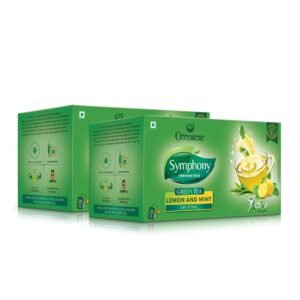 Goodricke Symphony Green Tea - 25 Tea Bags (Pack of 2) | Lemon & Mint Flavour | Pure & Natural Detoxifying & Boost Immunity | Premium green tea loose leaf | Increases Metabolism