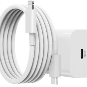 iPhone Charger Adapter 20W Lightning Cable Combo (MFi-Certified) Compatible with iPhone 14/14Plus/14Pro/14 Pro max13/13 Pro/13 Pro max/12/12 Pro/11/X/X