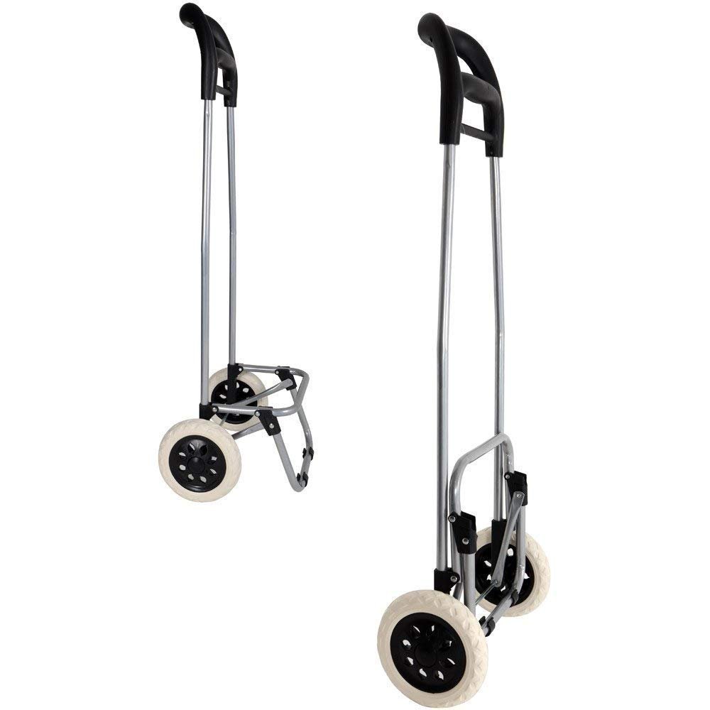 51uuuhy7i7l. sl1000 Foldable Shopping Trolley Bag with Wheels | Grocery & Vegetable Cart | Lightweight Rolling Utility Trolley for Travel & Daily Use | Durable Frame Portable Luggage Carrier (Black, SD-1)