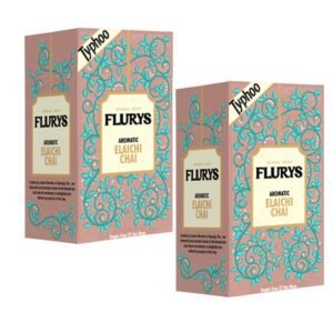 Flurys Aromatic Elaichi Chai, Typhoo Tea, 25 Tea Bags, pack of 2
