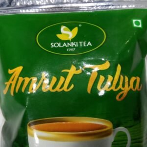 Solanki Amrutulya Masala Chai - 1 KG Pack | Assam Tea Leaves | Chai Patti | Milk Tea | Tea 1 KG | Tea| Single Origin Tea, Vacuum Packed, Fresh | Assam Tea | Black tea leaves | Tea powder