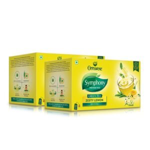 Goodricke Symphony Green Tea - 25 Tea Bags (Pack of 2) | Zesty Lemon Flavour | Pure & Natural Detoxifying & Boost Immunity | Premium green tea loose leaf | Increases Metabolism