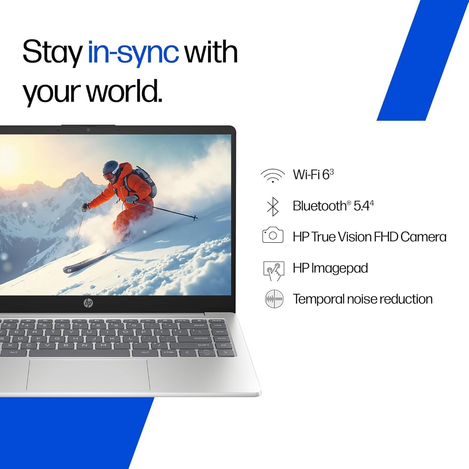 61iwx5uykl. sl1500 HP 255R G10 Business Laptop (2026) – AMD Ryzen 3 7335U, 16GB DDR5 RAM, 512GB SSD, 15.6 FHD Display, Windows 11 Pro + MS Office 2024, Copilot Key, Thin & Light, Turbo Silver
