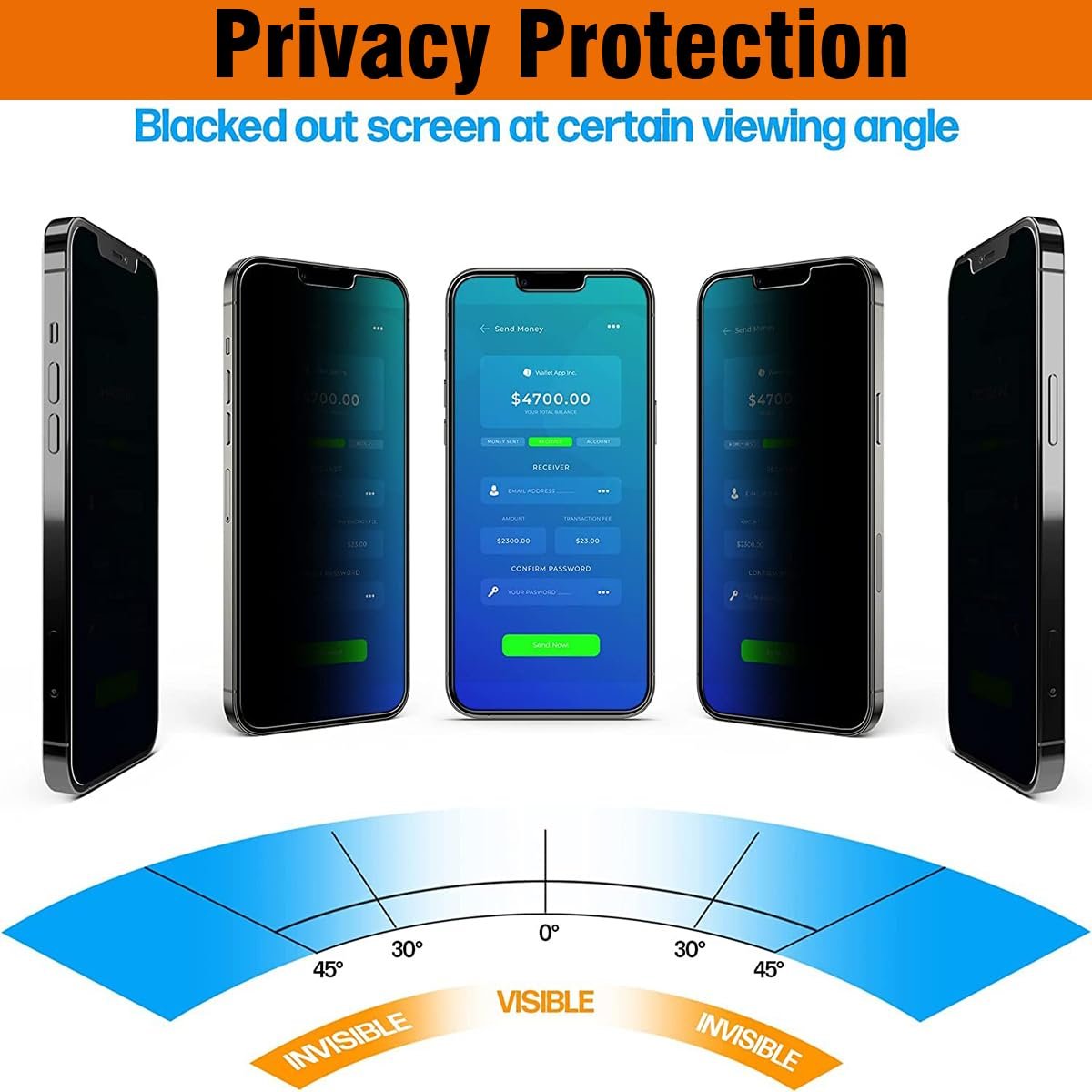 61lfobdjh8l. sl1200 LIRAMARK Easy Fit 9H Anti-Smudge Privacy Tempered Glass Screen protector compatible with iPhone 14 Pro. Screen Guard with auto align Installation Kit for Apple iPhone 14 Pro (6.1 inch)