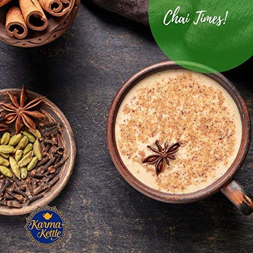 61oki0qxlwl Karma kettle Benares Indian Masala Chai Original Masala Tea 100 GMS Loose Leaf
