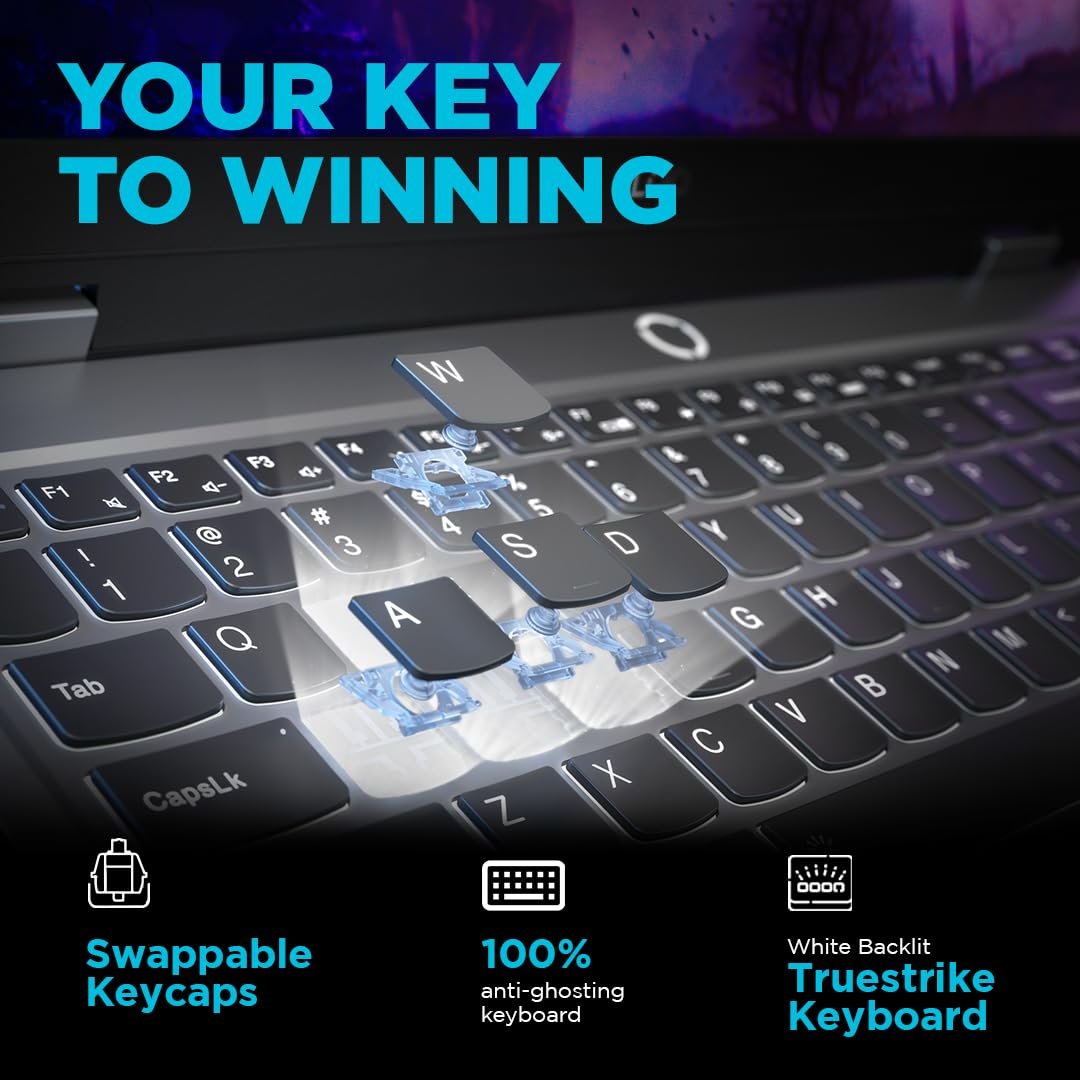 61xfriuwesl. sl1080 Lenovo LOQ AMD Ryzen 5 7235HS | NVIDIA RTX 3050A 4GB (16GB RAM/512GB SSD/144Hz Refresh Rate/15.6 (39.6cm)/Windows 11/Office Home 2024/3 Mon. Game Pass/Grey/2.4Kg), 83JC00LSIN AI Gaming Laptop