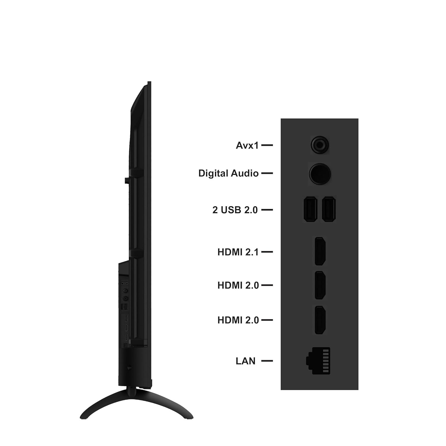 61yeyqzo0yl. sl1500 coocaa 138 cm (55 inch) Frameless UHD 4K Smart Google TV 55Y74