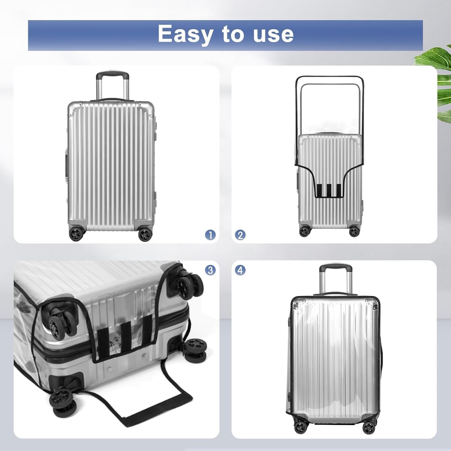 61yfvlfufdl. sl1500 Suitcase Cover Protector – Waterproof Dustproof Case for Wheeled Luggage Trolley (26 Inches)