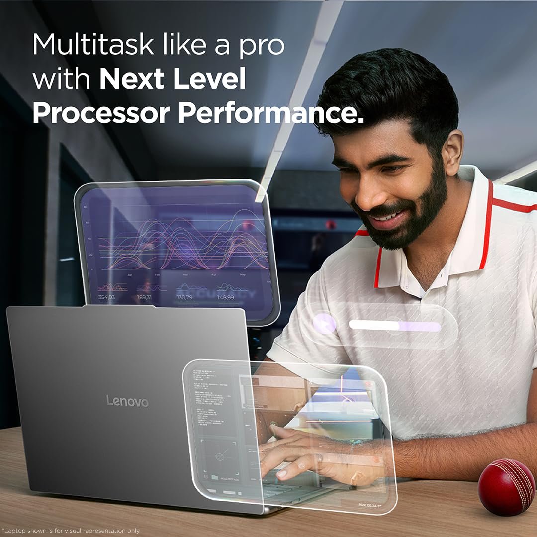61dbogqs05l. sl1080 1776535763 2844 Lenovo LOQ AMD Ryzen 5 7235HS | NVIDIA RTX 3050A 4GB (16GB RAM/512GB SSD/144Hz Refresh Rate/15.6 (39.6cm)/Windows 11/Office Home 2024/3 Mon. Game Pass/Grey/2.4Kg), 83JC00LSIN AI Gaming Laptop