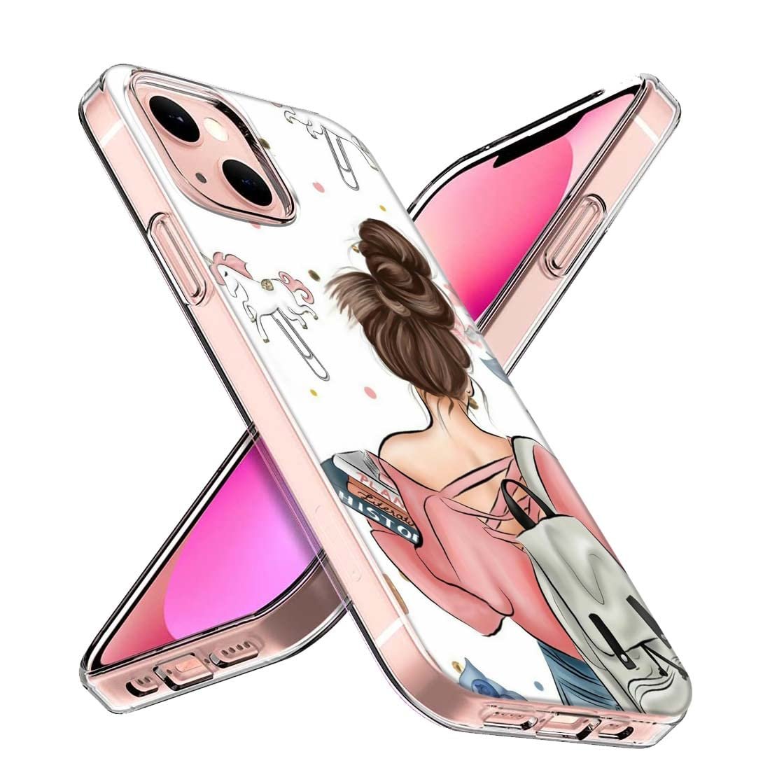 61fukt2behl. sl1100 Fashionury Designer Soft Back Cover Case Compatible for Apple iPhone 13-D0021