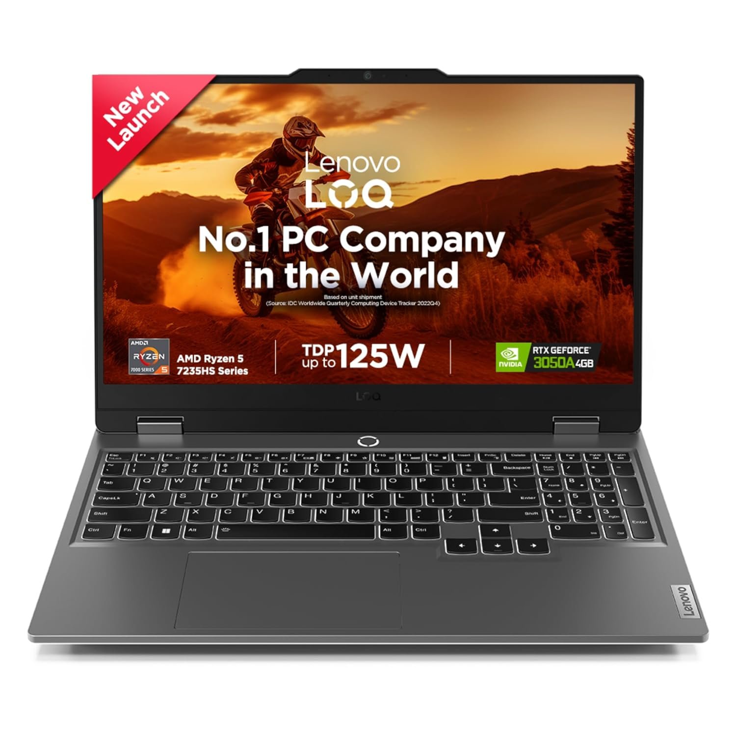 Lenovo LOQ AMD Ryzen 5 7235HS | NVIDIA RTX 3050A 4GB (16GB RAM/512GB SSD/144Hz Refresh Rate/15.6" (39.6cm)/Windows 11/Office Home 2024/3 Mon. Game Pass/Grey/2.4Kg), 83JC00LSIN AI Gaming Laptop Lenovo LOQ AMD Ryzen 5 7235HS | NVIDIA RTX 3050A 4GB (16GB RAM/512GB SSD/144Hz Refresh Rate/15.6" (39.6cm)/Windows 11/Office Home 2024/3 Mon. Game Pass/Grey/2.4Kg), 83JC00LSIN AI Gaming Laptop