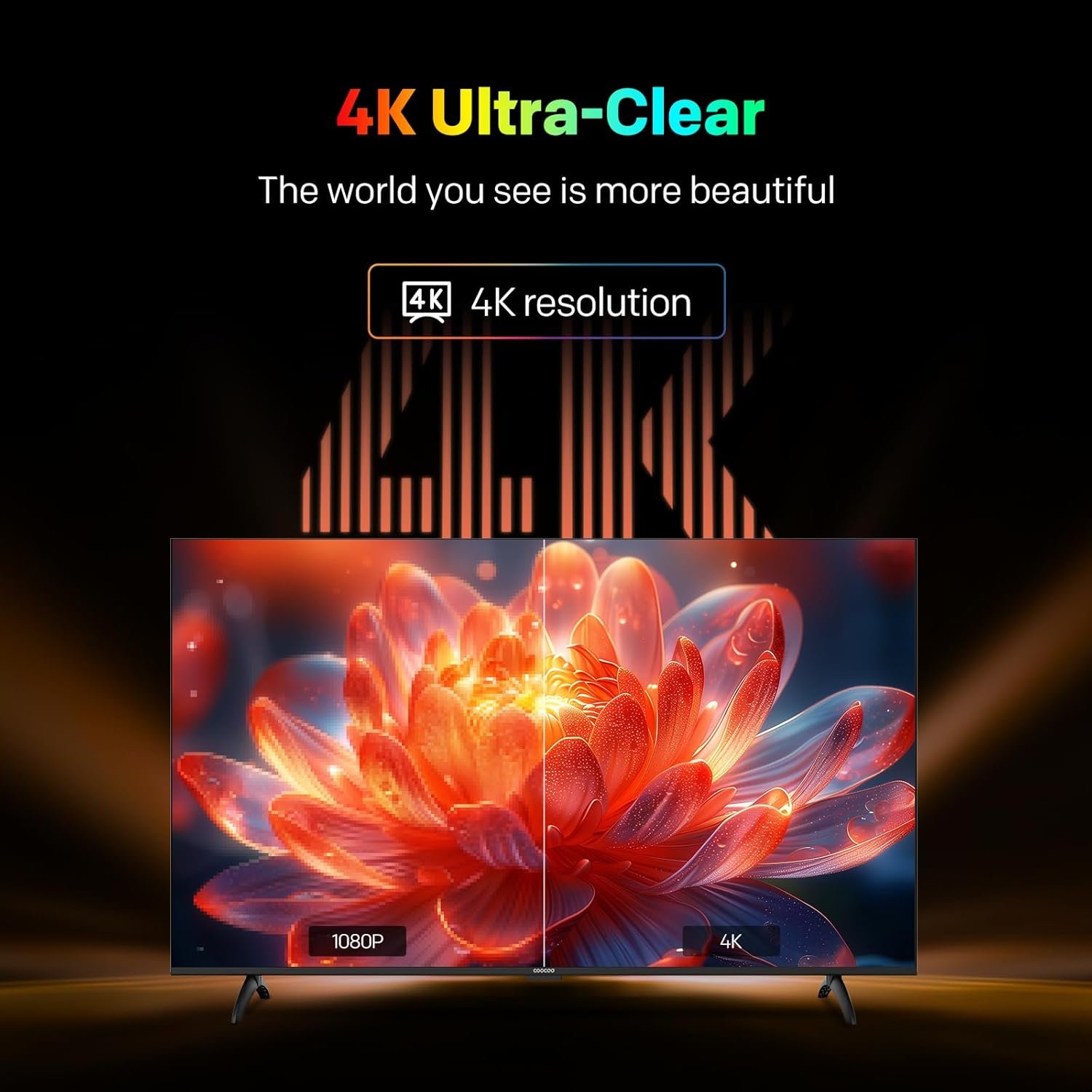 716cdiiljyl. sl1500 coocaa 138 cm (55 inch) Frameless UHD 4K Smart Google TV 55Y74