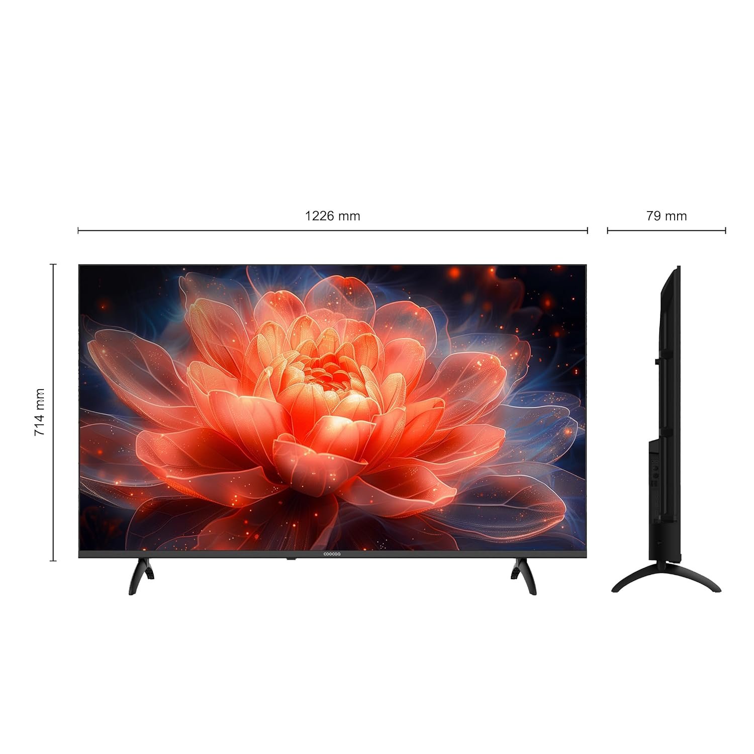 716mspof9xl. sl1500 coocaa 138 cm (55 inch) Frameless UHD 4K Smart Google TV 55Y74