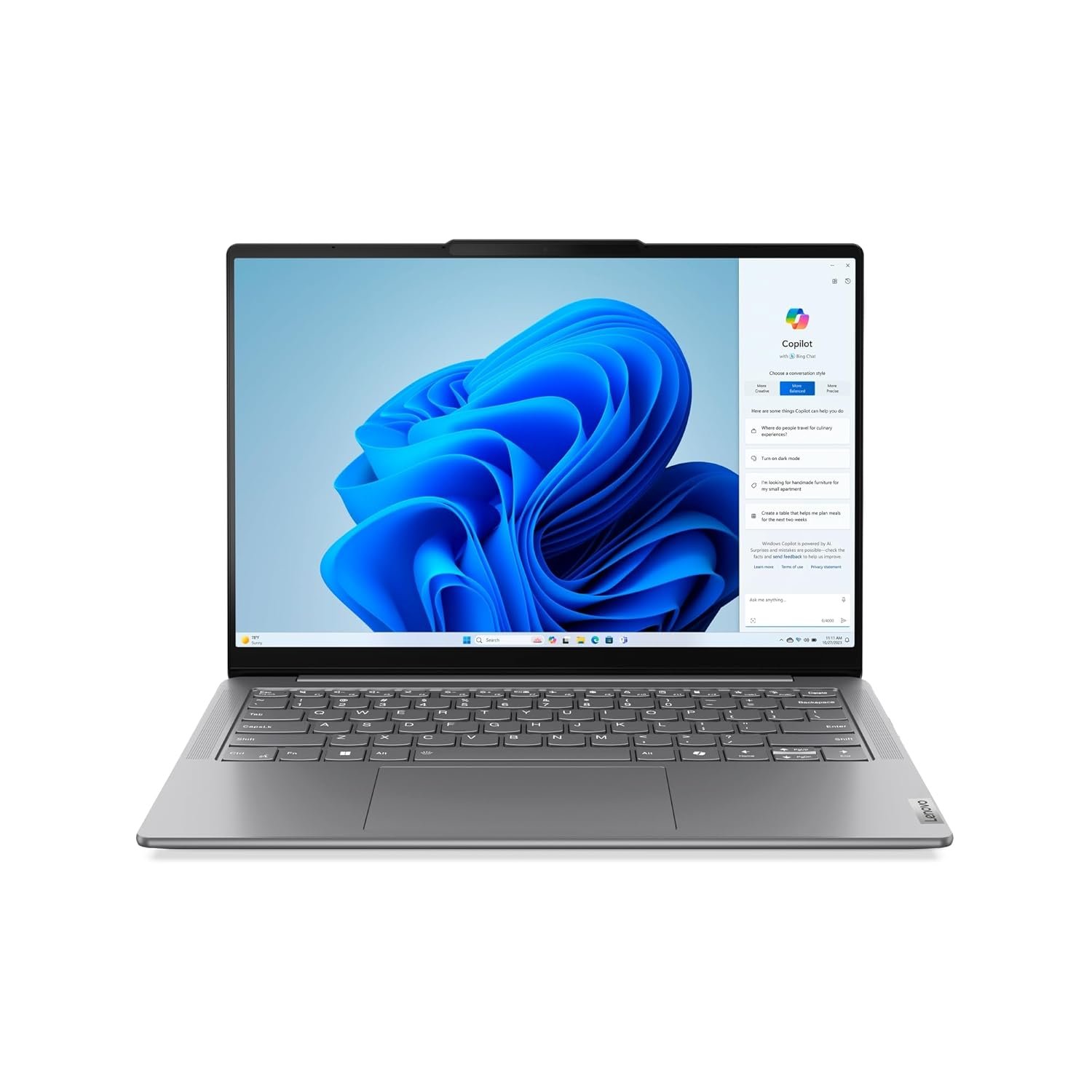 71b1cupvwl. sl1500 Lenovo Yoga Slim 7, Intel Core Ultra 5 125H, 16GB RAM, 512GB SSD, WUXGA-OLED, AI PC, 14/35.5cm, 2Wx4 Speakers, Windows 11, Office Home 2024, Grey, 1.39Kg, 1Yr ADP Free, 83CV0085IN, AI Powered Laptop