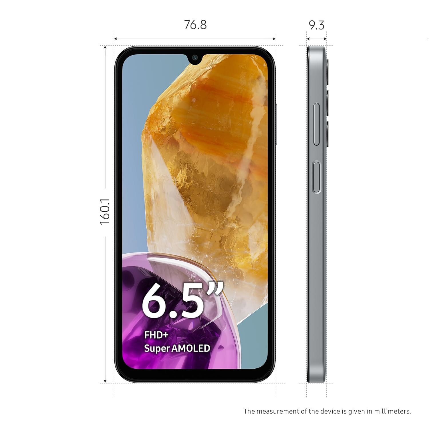 71cqm76zlol. sl1500 Samsung Galaxy M15 5G (Stone Grey,4GB RAM,128GB Storage)| 50MP Triple Cam| 6000mAh Battery| MediaTek Dimensity 6100+| 4 Gen. OS Upgrade & 5 Year Security Update| Super AMOLED Display| Without Charger