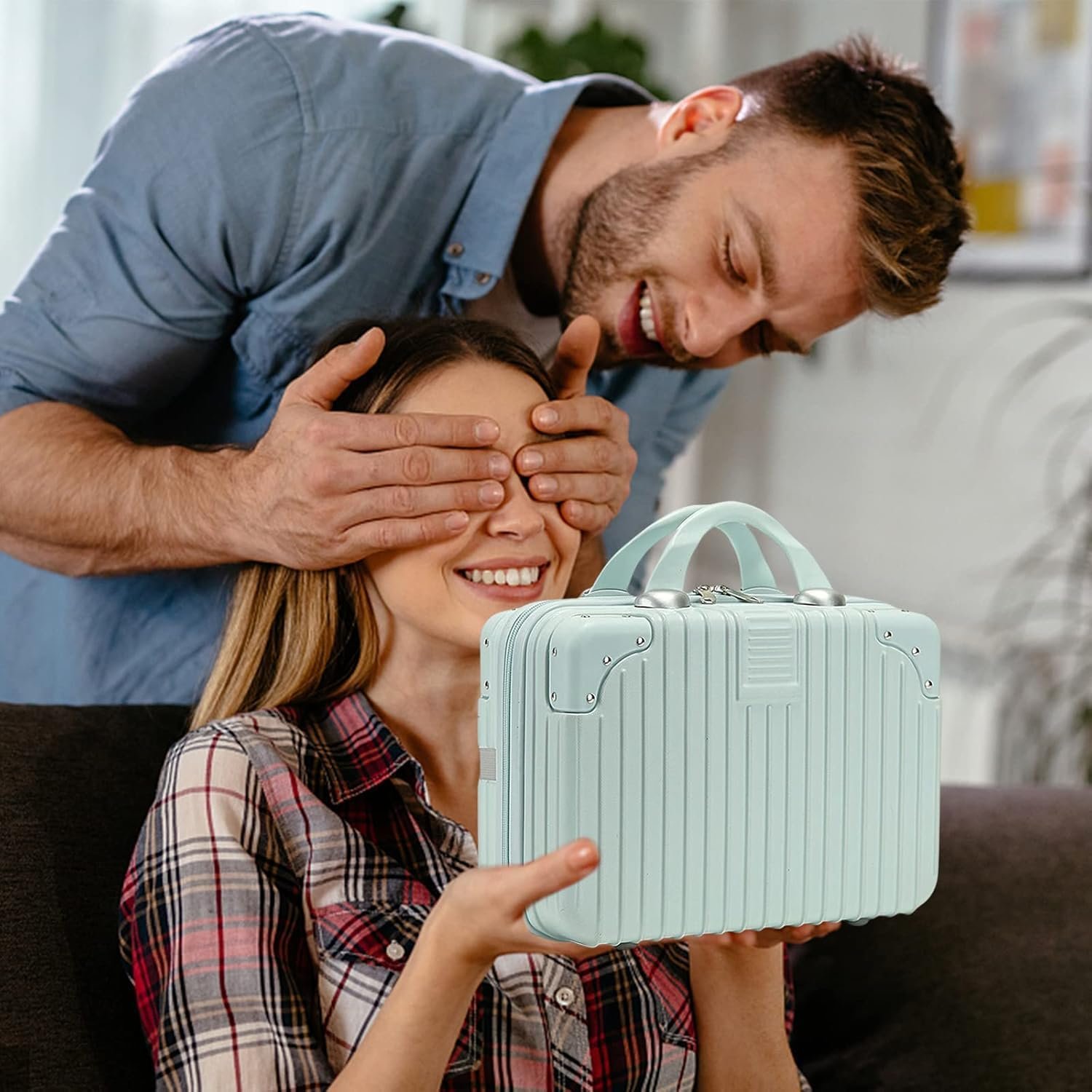 71ma30rstxl. sl1500 Multifunctional Mini Suitcase or Storage Box for Baby & Mother, Kids Travel Bag for Boys & Girls with Security Lock (White)