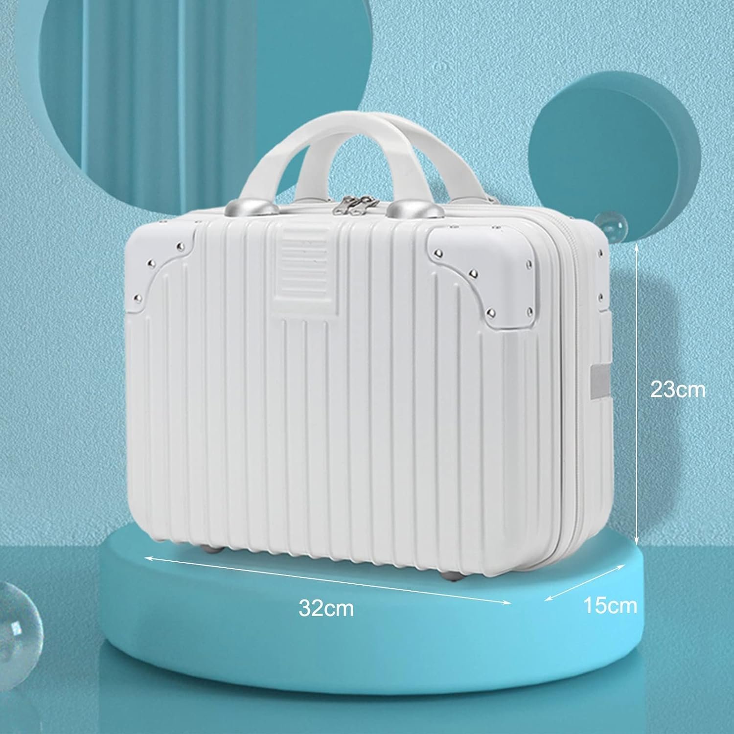 71ni0mx34pl. sl1500 Multifunctional Mini Suitcase or Storage Box for Baby & Mother, Kids Travel Bag for Boys & Girls with Security Lock (White)