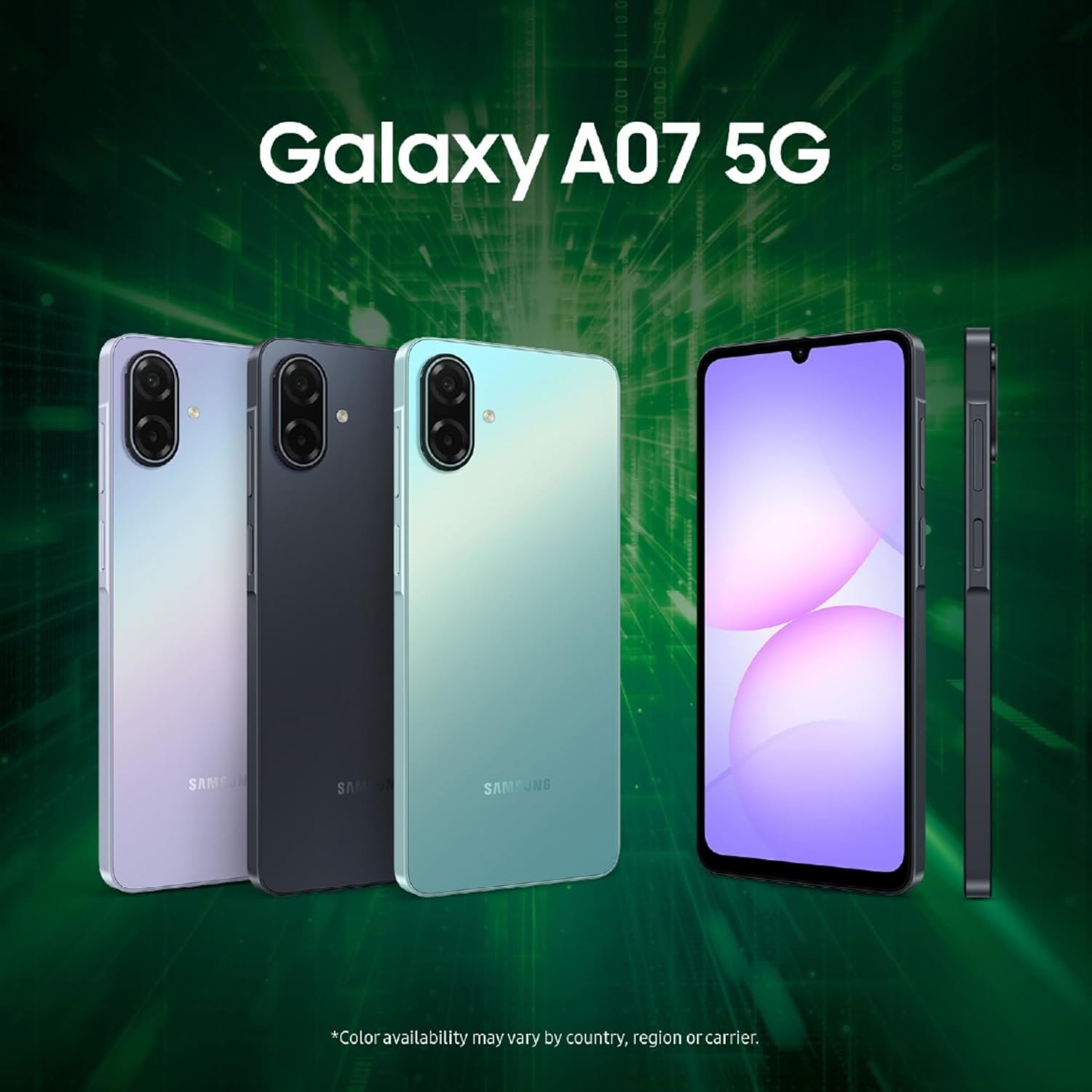 71vrbdjwh l. sl1500 Samsung Galaxy A07 5G Smartphone (Black, 6GB RAM, 128GB Storage) | 120Hz Refresh Rate | Massive 6000mAh Battery | 50MP True Dual Camera | 6 Gen OS Upgrades | Knox Vault