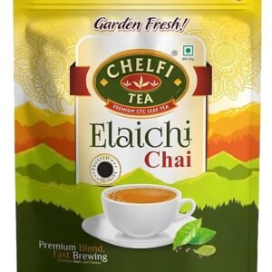 Chelfi Tea Elaichi | 1Kg Pack | Fine Blended Tea Granules with Elaichi and Long Leaf | Black Tea | Quality Ours, Satisfacion Yours.