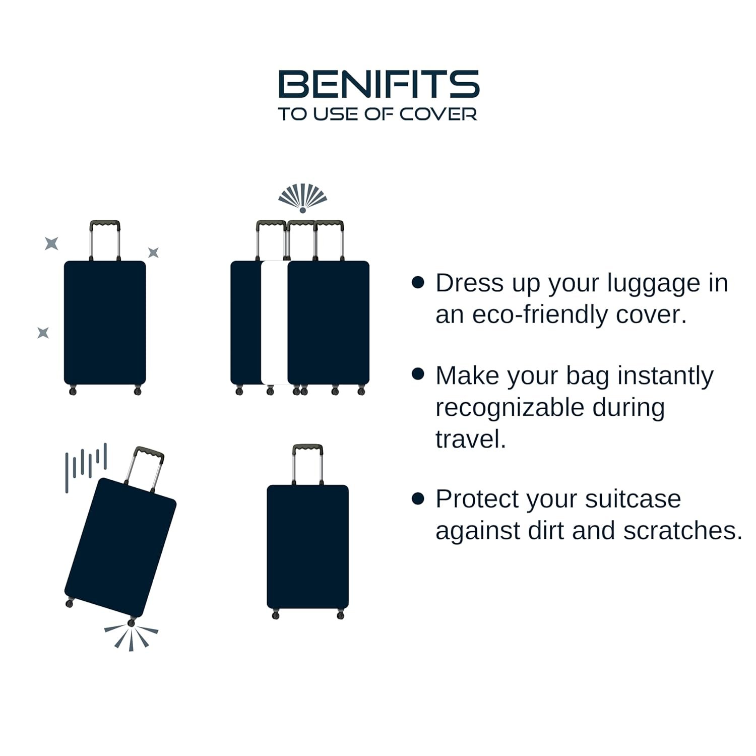 71qi3onyxll. sl1500 1776697881 9680 Printed Luggage Cover for Traveling Bag & Suitcase – Stretchable & Scratchproof Trolley Protector with Velcro Lock & Lightweight Washable Material (1, London Night, L)