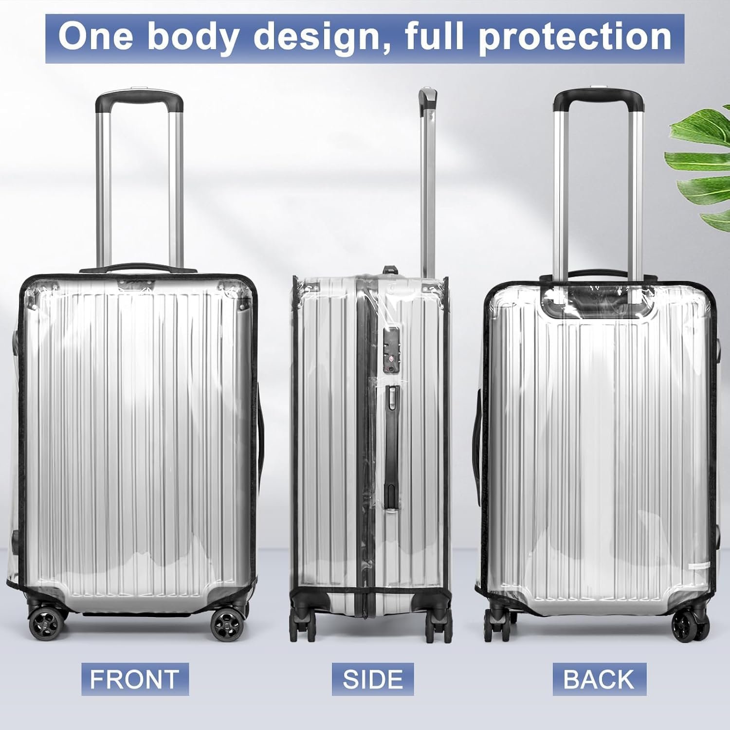 71vowz twvl. sl1500 Suitcase Cover Protector – Waterproof Dustproof Case for Wheeled Luggage Trolley (26 Inches)