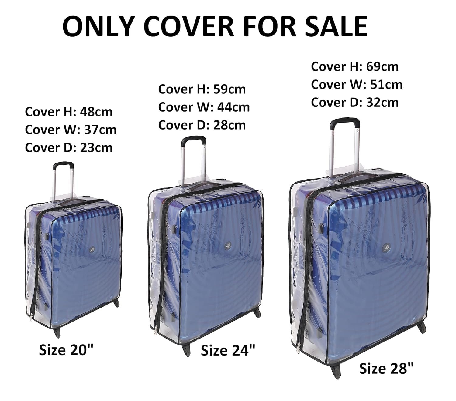 71xwkkagxal. sl1500 Suitcase Cover Protector – Waterproof Dustproof Case for Wheeled Luggage Trolley (26 Inches)