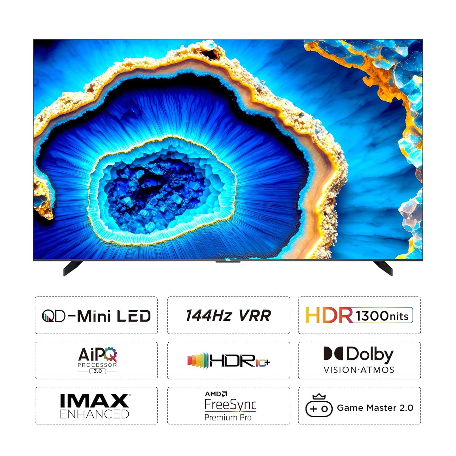 81bzim4tiwl. sl1500 TCL 248 cm (98 inches) 4K Ultra HD Smart QD-Mini LED Google TV 98C755 (Black)