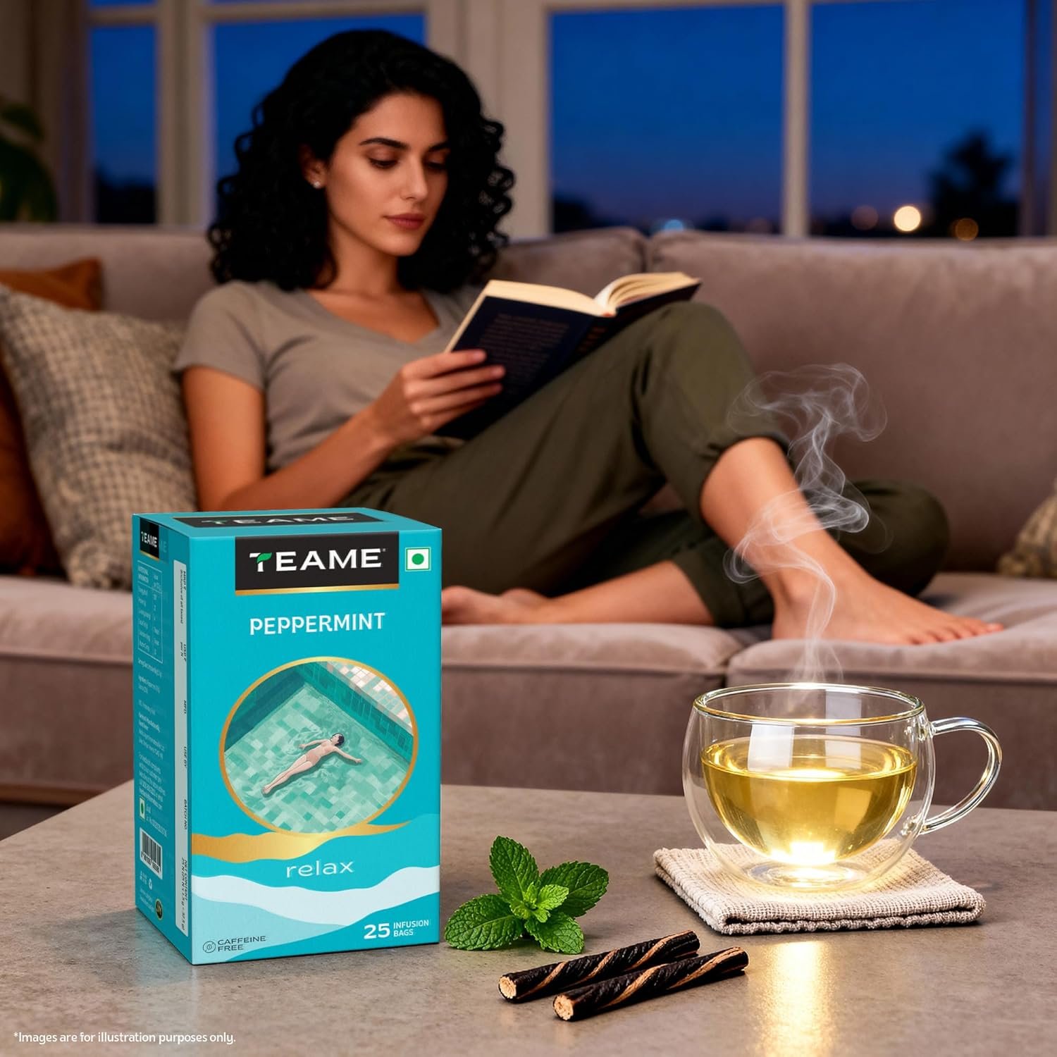 81xlo4gybpl. sl1500 1776188228 9813 TE-A-ME Peppermint Tea Bags, 100 Pieces (4 Boxes x 25 Tea Bags = 100 Tea Bags) | Soothing Herbal Tea Blend | 100% Natural Ingredients – Peppermint Tea Leaves and Licorice Roots | Caffeine-Free Herbal Infusion