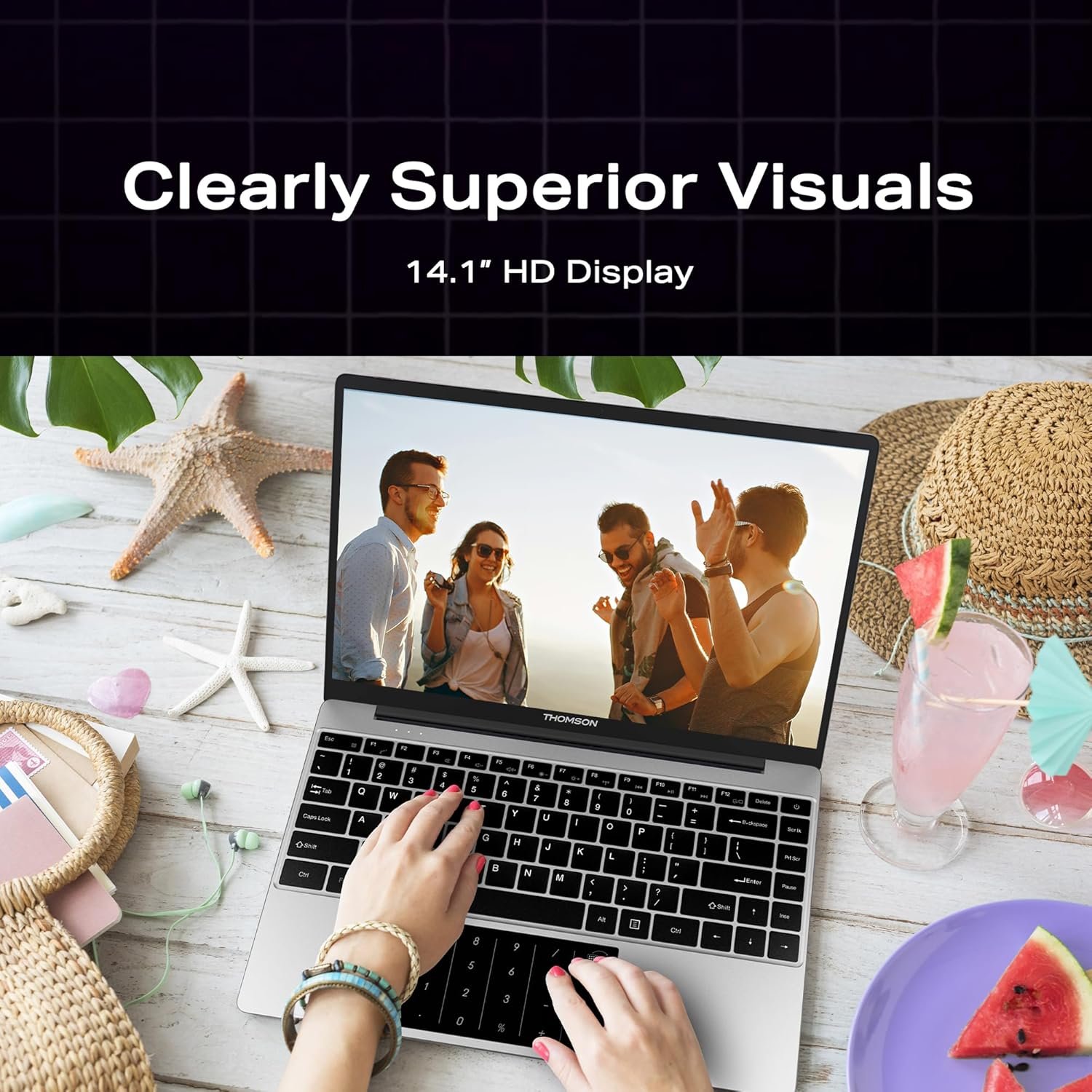 81xnxdt38ql. sl1500 Thomson NEO 14.1 Inch IN-P14C Intel Celeron Dual Core N4020 Processor & Window 11 Home Notebook (4 GB RAM DDR4/ 128 GB SSD/Numeric Touch Pad/Thin & Light Weight/Silver)
