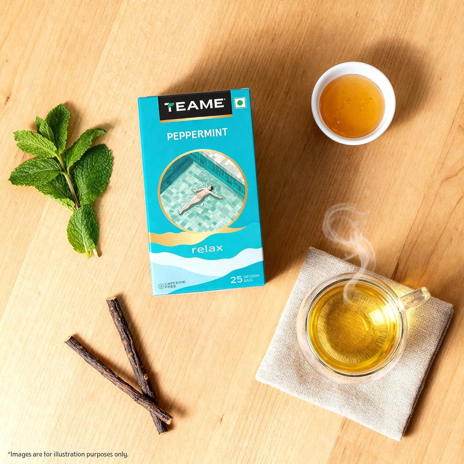 91dswhh9lvl. sl1500 1776188229 6453 TE-A-ME Peppermint Tea Bags, 100 Pieces (4 Boxes x 25 Tea Bags = 100 Tea Bags) | Soothing Herbal Tea Blend | 100% Natural Ingredients – Peppermint Tea Leaves and Licorice Roots | Caffeine-Free Herbal Infusion