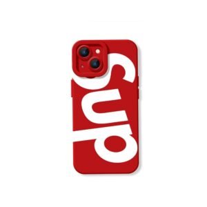 Sup Zone Back Case Cover for Apple iPhone Series - iPhone 15, Red