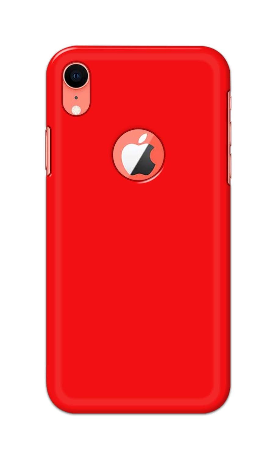 Plain Red Ruby Background Printed Designer Hard Case for Apple iPhone XR Logo (6.1"), A2105, A1984, A2107, A2108 Back Cover -(7X) RSM1001 Plain Red Ruby Background Printed Designer Hard Case for Apple iPhone XR Logo (6.1"), A2105, A1984, A2107, A2108 Back Cover -(7X) RSM1001