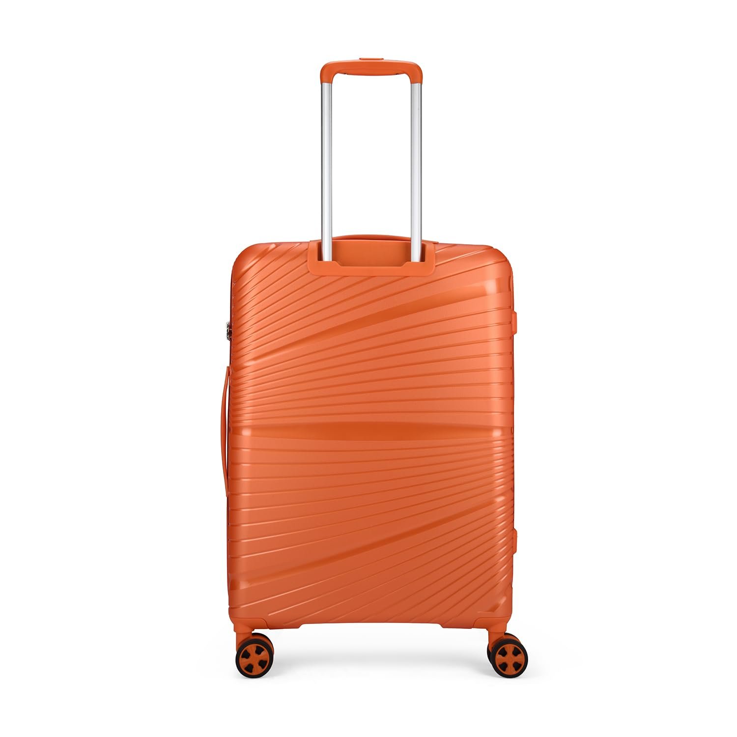 51acysmcpml. sl1500 Skybags Polypropylene Skylite Check-in Trolley Bag, 66cm | Medium Hard-Sided Luggage for Travel with Smooth 8-Spinner Wheel & TSA Lock | 5-Year International Warranty – Orange