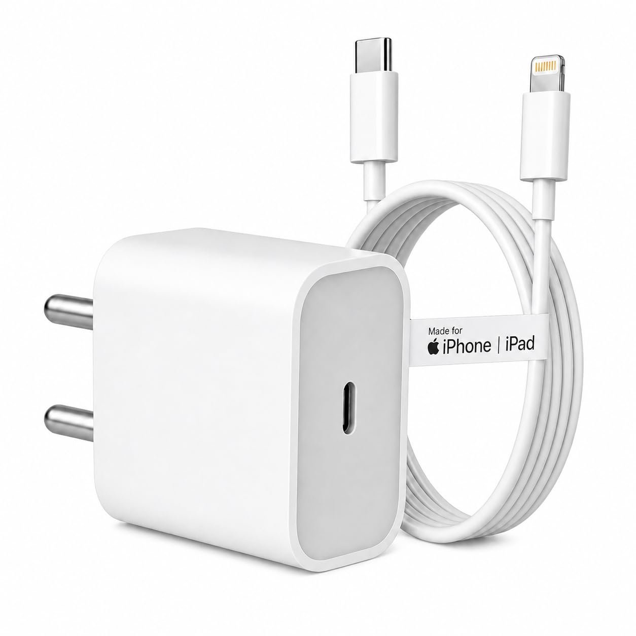 20W Charging Adapter with USB-C to Lightning, MFi Certified – Compatible with iPhone 14, 14 Plus, 14 Pro, 14 Pro Max, 13 Series, 12 Series, 11, X, XR, IPAD& More 20W Charging Adapter with USB-C to Lightning, MFi Certified – Compatible with iPhone 14, 14 Plus, 14 Pro, 14 Pro Max, 13 Series, 12 Series, 11, X, XR, IPAD& More